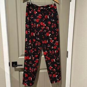 ST. JOHN Floral Pants sz 10
